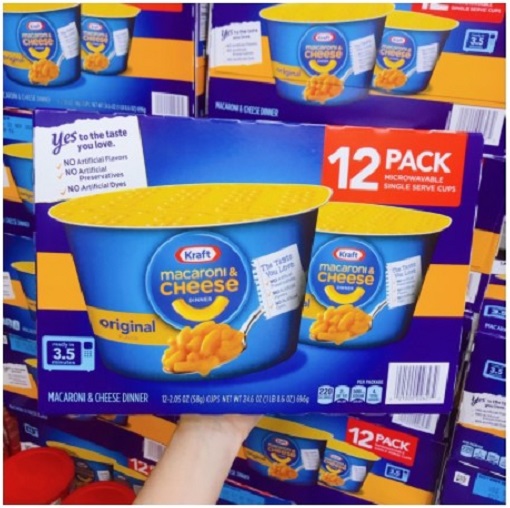 Nui phô mai sò,que Velveeta và Karaft - Mỹ