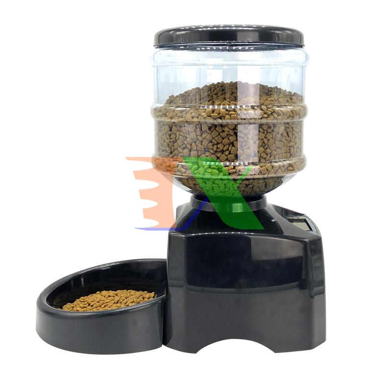 Máy tự động hẹn giờ cho Pet ăn (Chó, mèo) PFD-01, Máy cho chó ăn 3 bữa, bình chứa 5.5 lit (Trắng)