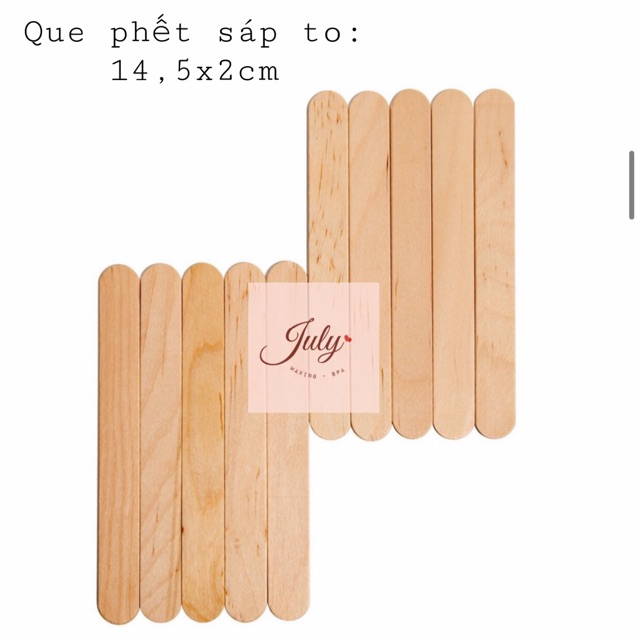 Que kem que gỗ que phết sáp to
