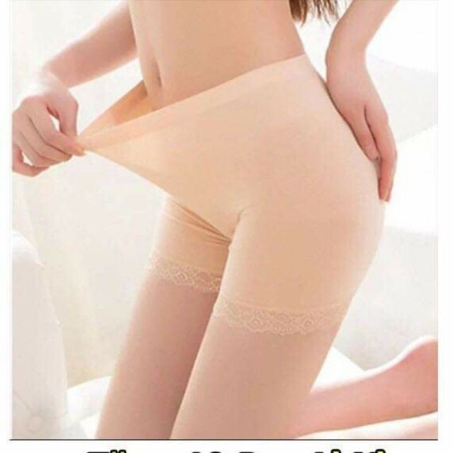 Quần mặc trong váy cotton pha ren_shop thủy tiên lzd