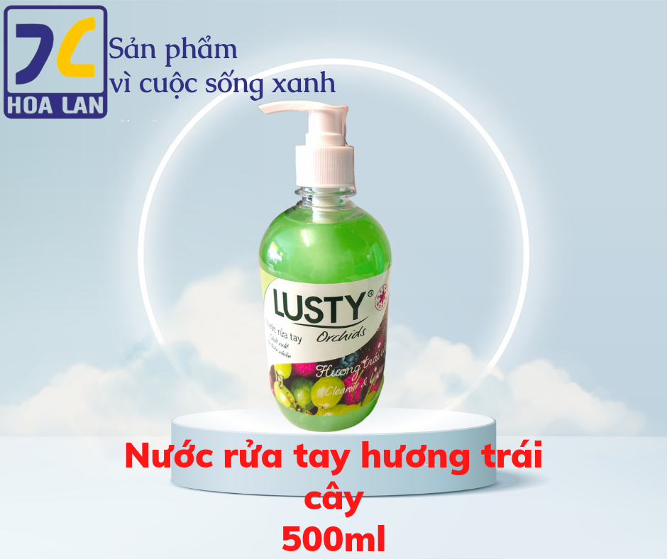 TP HCM freeship nước rửa tay sinh học, nước rửa tay thảo dược thiên nhiên, nước rửa tay LUSTY ORCHID
