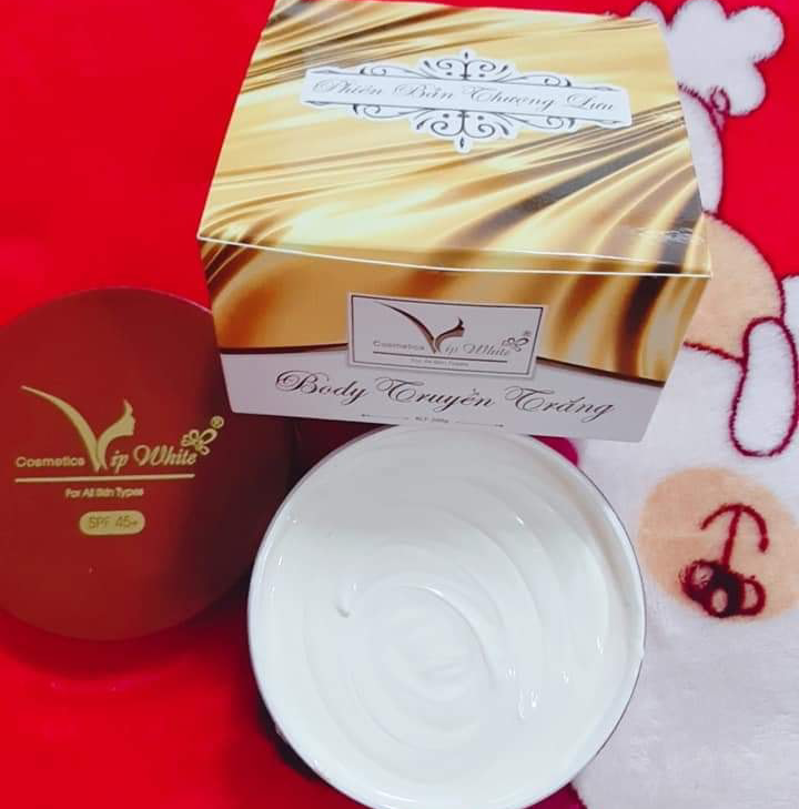[HCM]Combo 2 Hộp kem body truyền trắng cosmetics Vip White