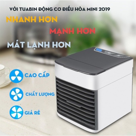 Quạt Điều Hòa Mini -Quạt Hơi Nước Để Bàn Nhỏ Gọn Tiện Lợi
