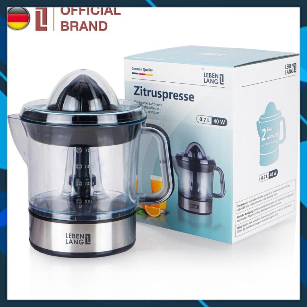 Máy vắt cam ép cam chính hãng lebenlang - lb389 của đức dung tích 700ml bảo hành 24 tháng