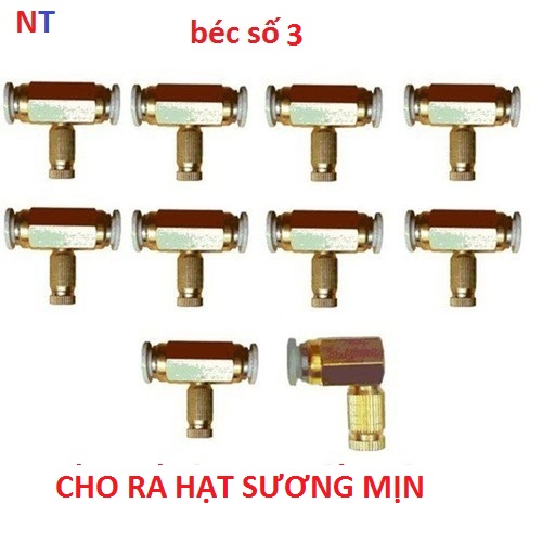 combo 10 béc phun sương làm mát bằng đồng số 3 | béc phun sương | béc phun sương tưới lan | béc phun sương tưới cây | béc phun sương đồng | béc phun sương số 3 | bép phun sương | bép phun sương tưới lan | đầu bép phun sương | bộ bép phun sương