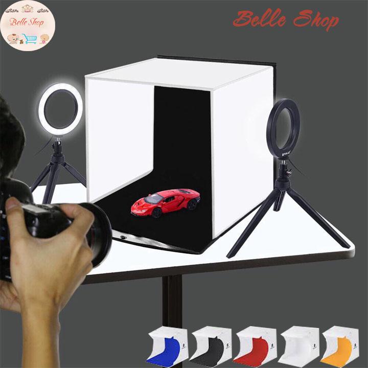 Hộp Chụp Ảnh Sản Phẩm PULUZ 40*40*40 CM Kèm 5 Phông Nền