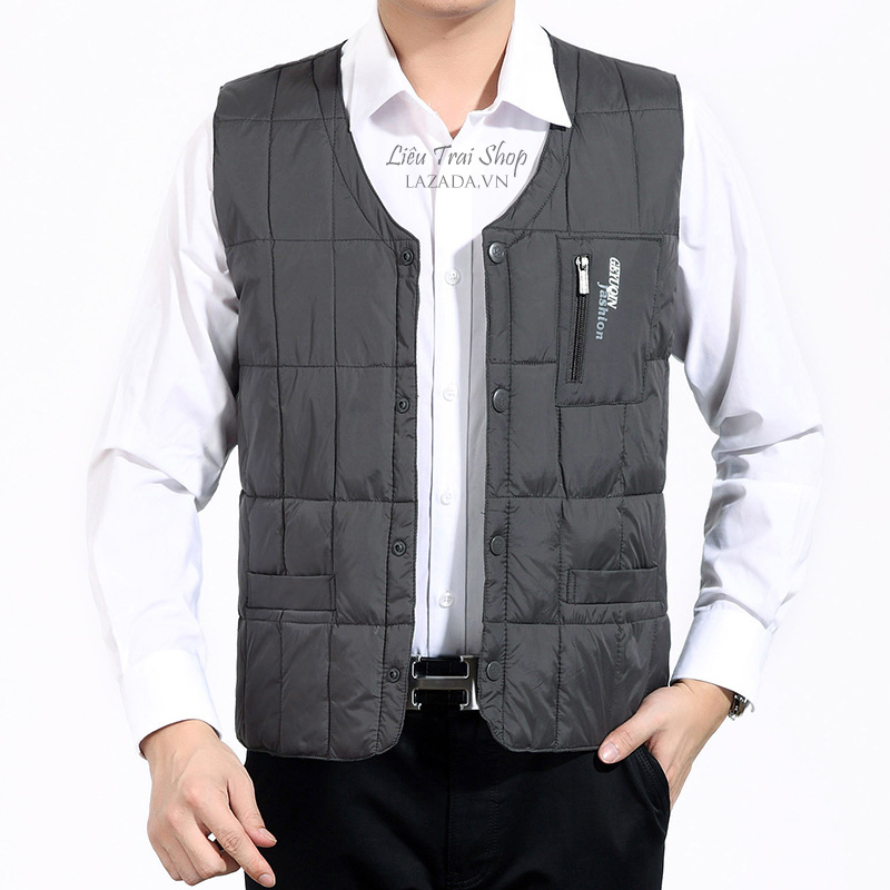 Áo ghi lê lông vũ áo gi lê áo gilê nam áo ghile nam áo trấn thủ