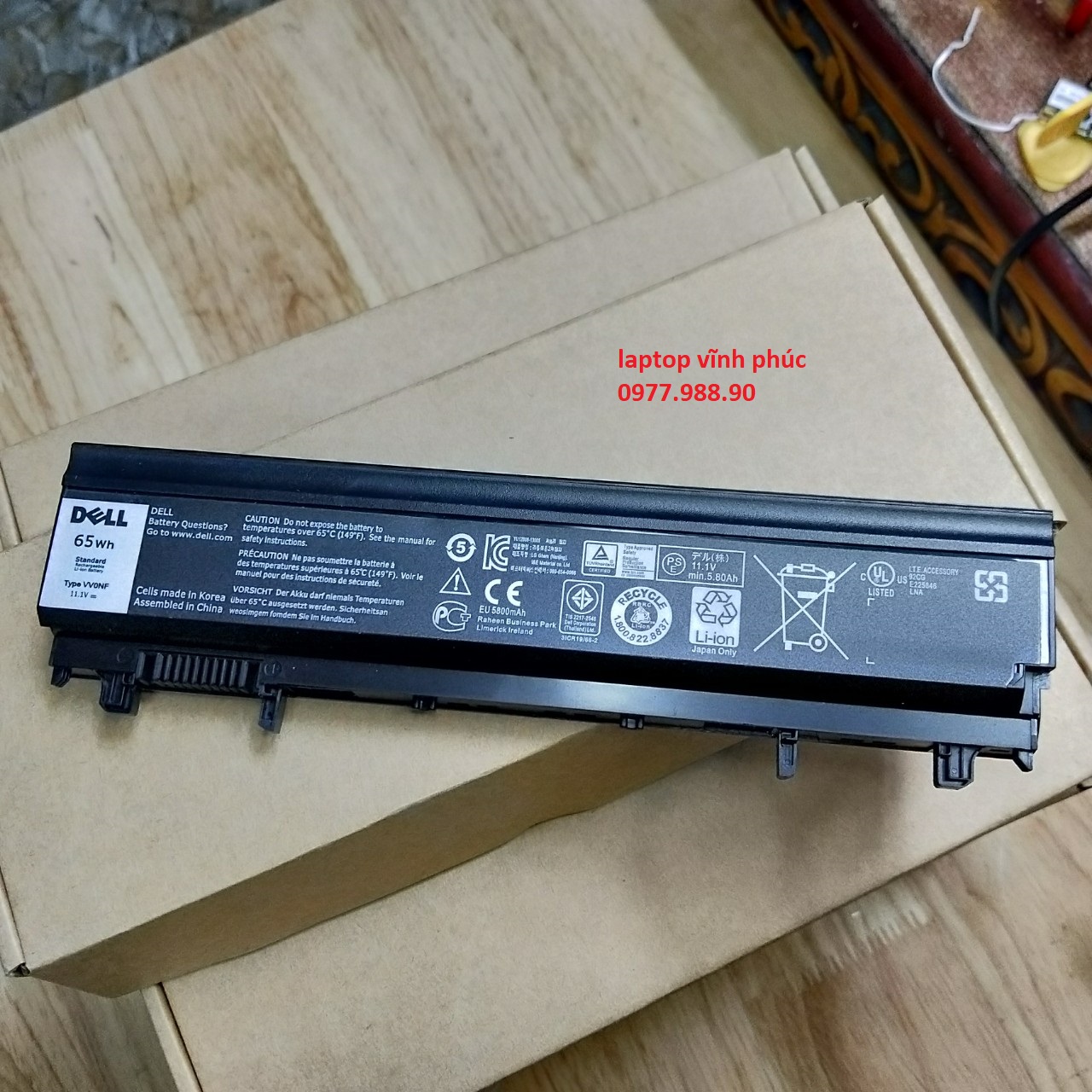 Pin dell 5540, 5440 loại zin mới 100% có logo