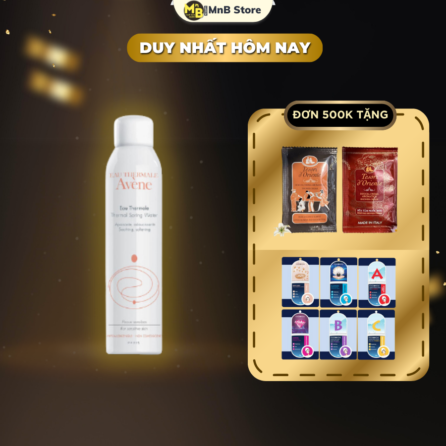 Xịt khoáng Avene Thermal Spring Water làm dịu da, cấp ẩm tức thì và giảm kích ứng