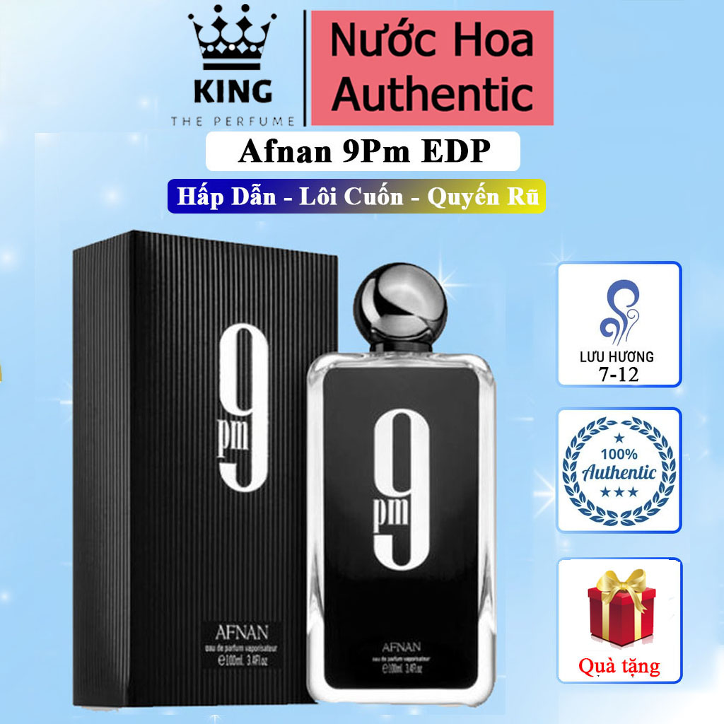 Nước Hoa Nam Afnan 9PM - Hương thơm mạnh mẽ nam tính,