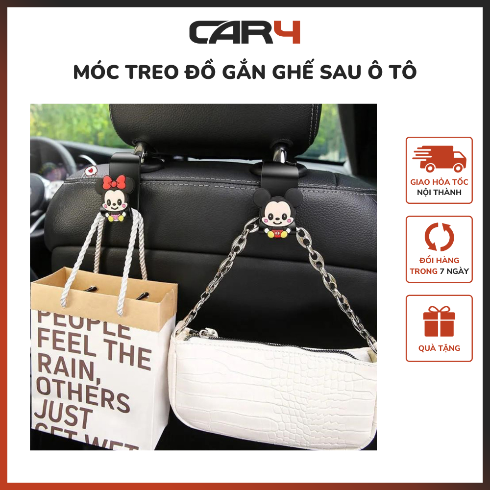 Móc treo đồ gắn ghế ô tô Car4 -