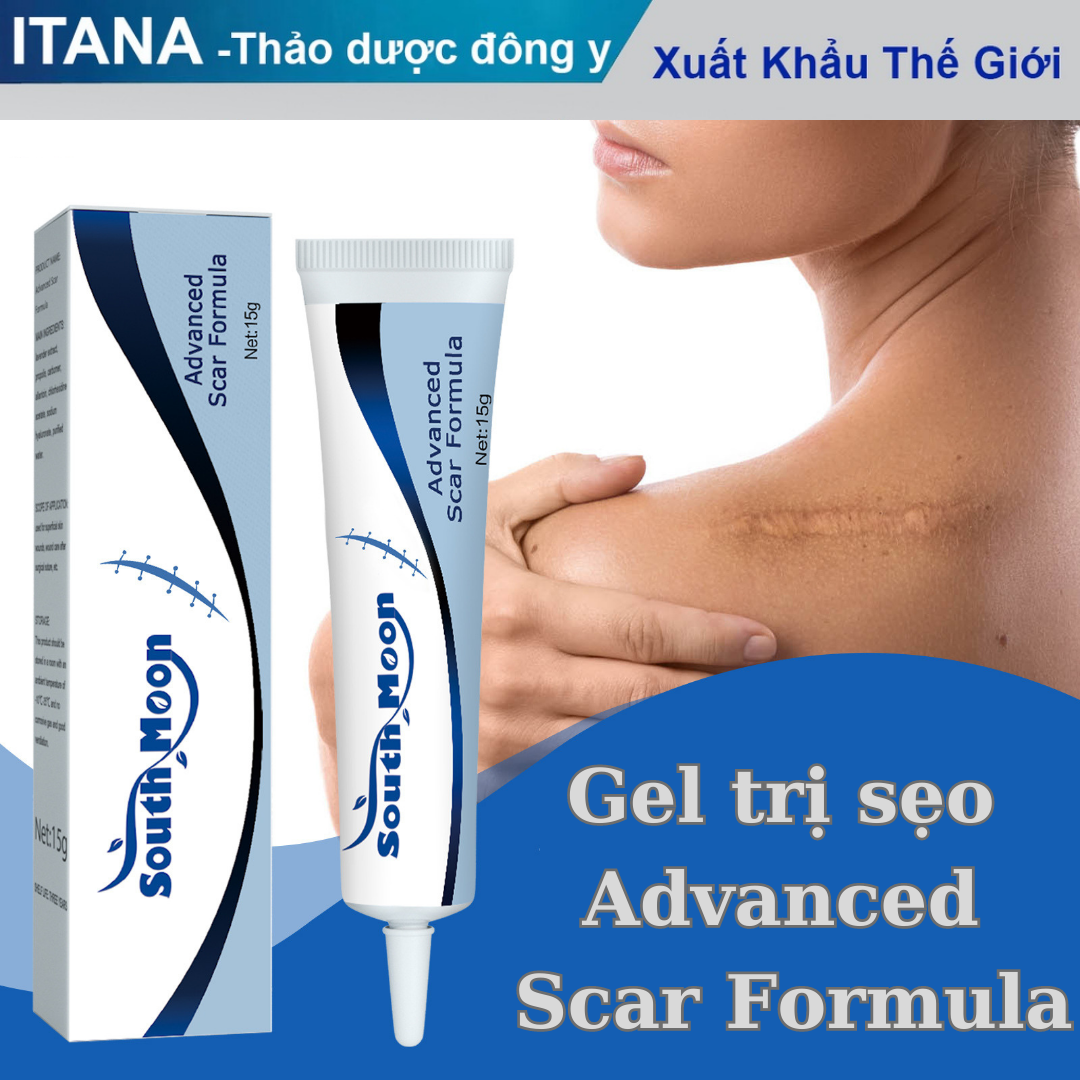 Gel giảm sẹo ITANA Advanced Scar Formula hỗ trợ xử lý các vết sẹo lồi, lõm, vết bỏng-15g