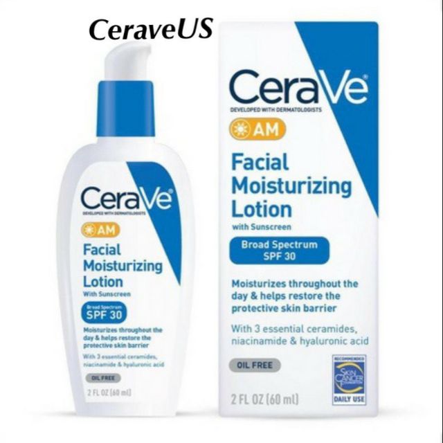 [HCM]Kem Dưỡng Ẩm Ban Ngày Cerave Facial Moisturizing Lotion 60Ml
