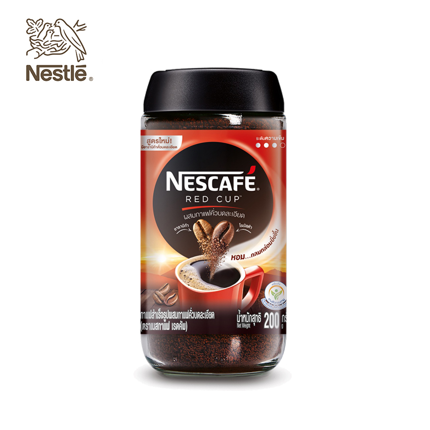 Cà phê hòa tan kết hợp cà phê rang xay Nescafé Red Cup Thái Lan