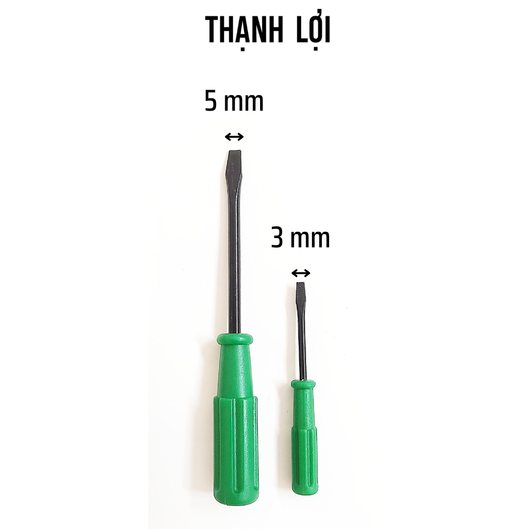 Tua vít dẹp vặn ốc nhỏ ốc chân vịt