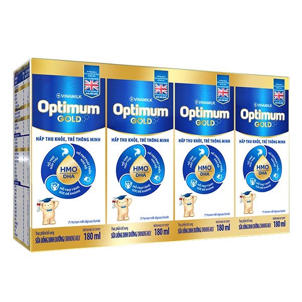 SỮA BỘT PHA SẴN OPTIMUM GOLD 48 hộp 180ML