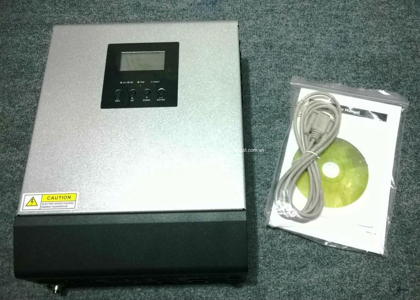 Inverter điện mặt trời hệ độc lập 12V 1KVA Hybrid inverter 12V 1KVA