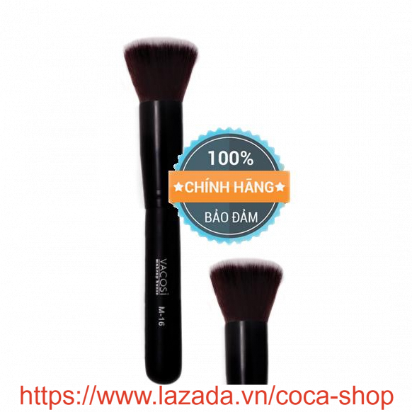 Vacosi flat kabuki brush - m16 - cọ kabuki đầu bằng