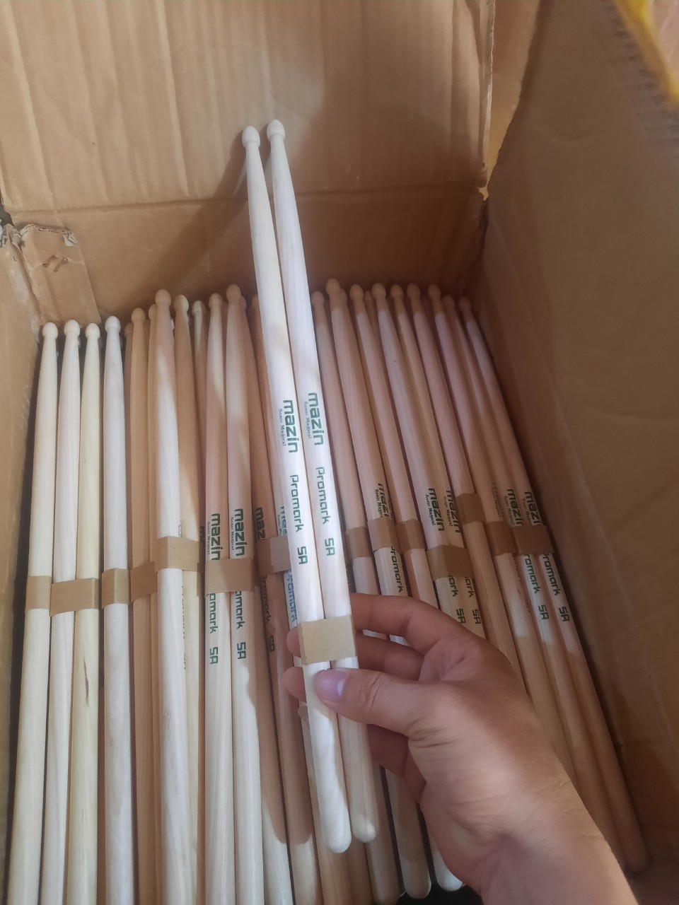 Dùi đánh trống jazz mazin