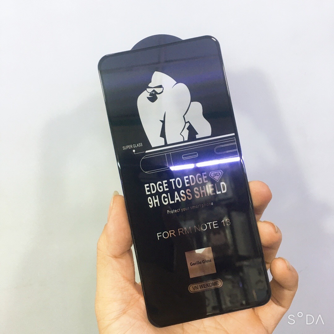 Kính cường lực KingKong Xiaomi Redmi Note 13 4G full màn hình cao cấp Gorrila Glass