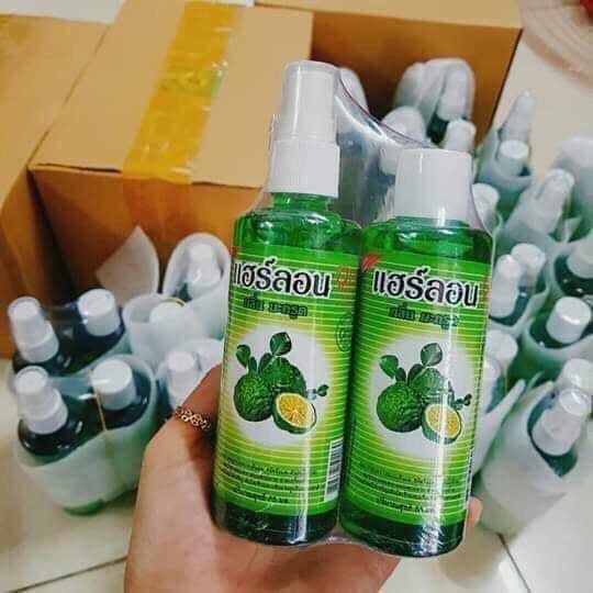 Bộ 2 chai Tinh Dầu Bưởi Dưỡng Tóc Thái Lan -- CHAI THỦY TINH