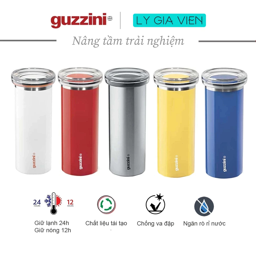 Cốc Giữ Nhiệt Guzzini Energy Thermal Travel Mug