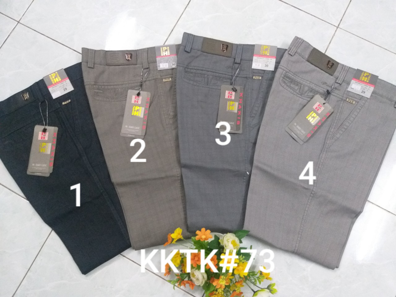 Quần kaki trung niên cao cấp kk073