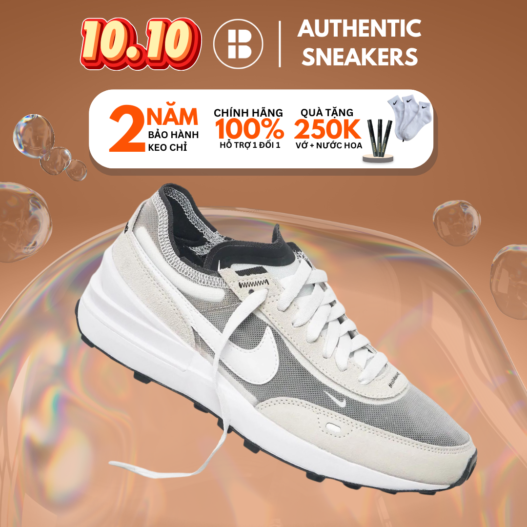 Giày thể thao nike waffle one summit white, giày sneaker trắng nam nữ authentic - dc2533 102