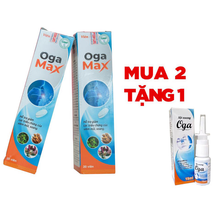 Mua 2 Tặng 1 Viên Sủi OGA MAX - Hỗ Trợ Viêm Xoang, Mũi Dị Ứng Bằng Công Nghệ Mới