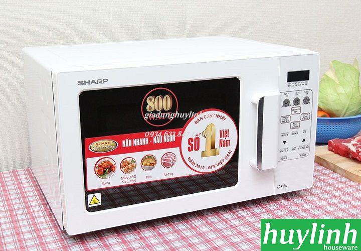 Lò vi sóng điện tử có nướng sharp r-678vn-w - 20 lít