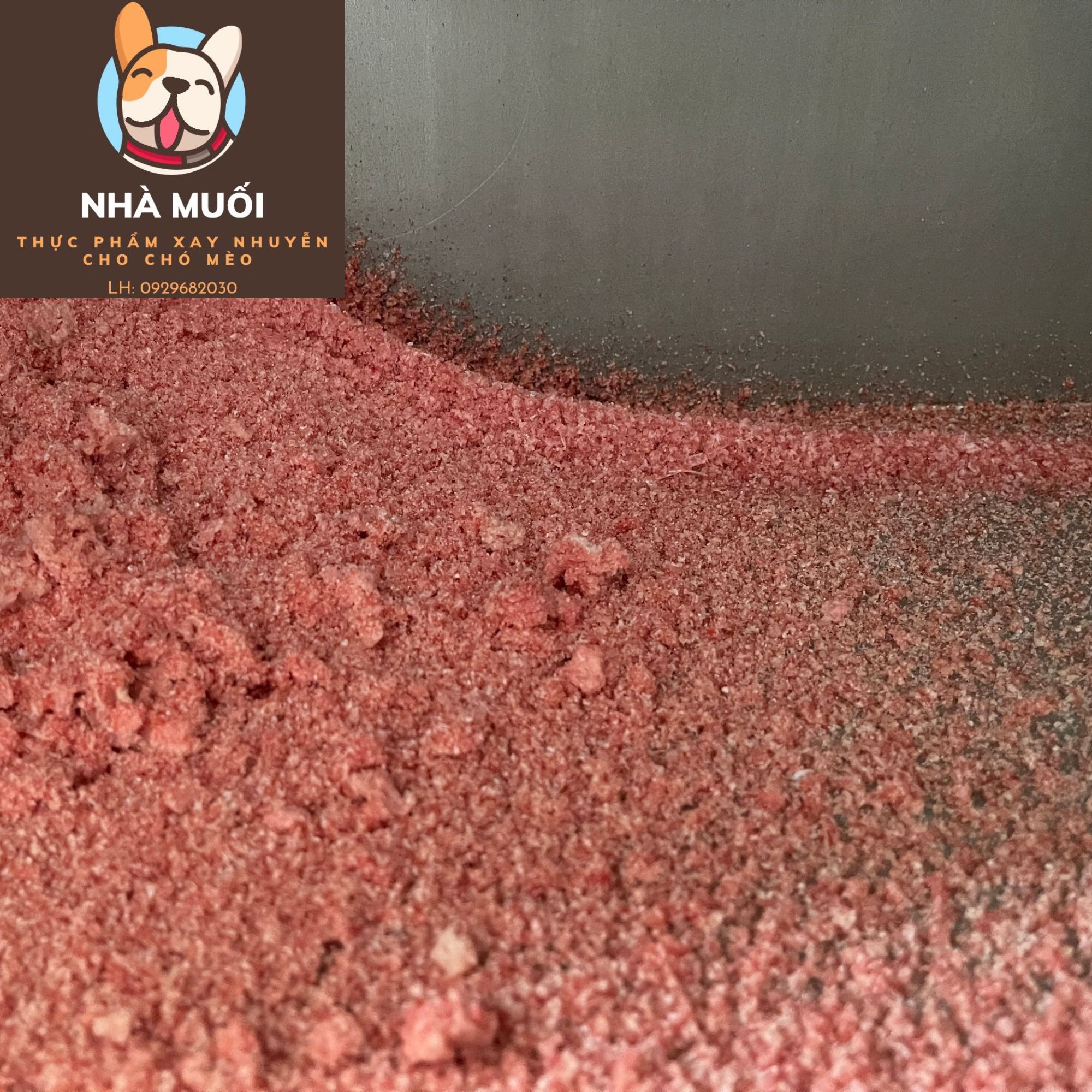 Mùn cưa bò 1kg - mùn bò - mùn thịt bò thức ăn cho chó mèo- thức ăn cho thú cưng chó mèo - mùn heo - TPHCM