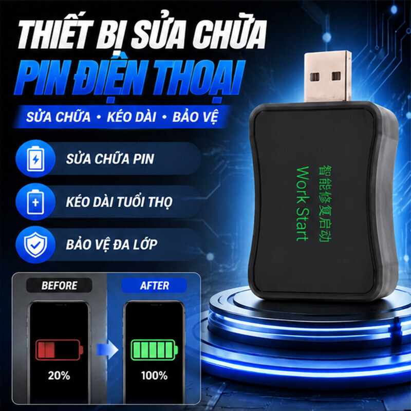 Thiết Bị Phục Hồi Pin Điện Thoại/Thiết Bị Sửa Chữa Pin Điện Thoại/Kiểm Tra Điện Áp/Ngăn Chặn Pin Ảo Kéo Dài Tuổi Thọ Pin