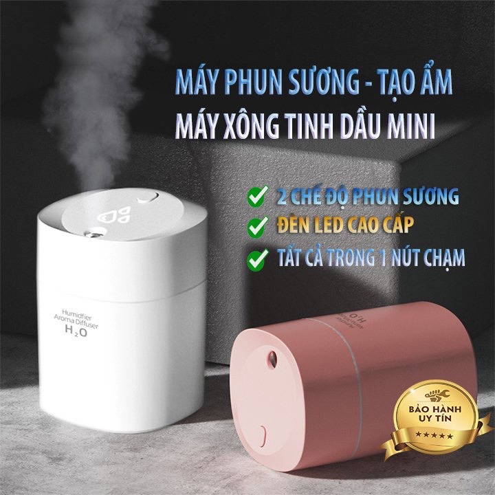 Máy Phun Sương Tạo Ẩm - Máy Xông Tinh Dầu Mini HUMIDFIER Mx04