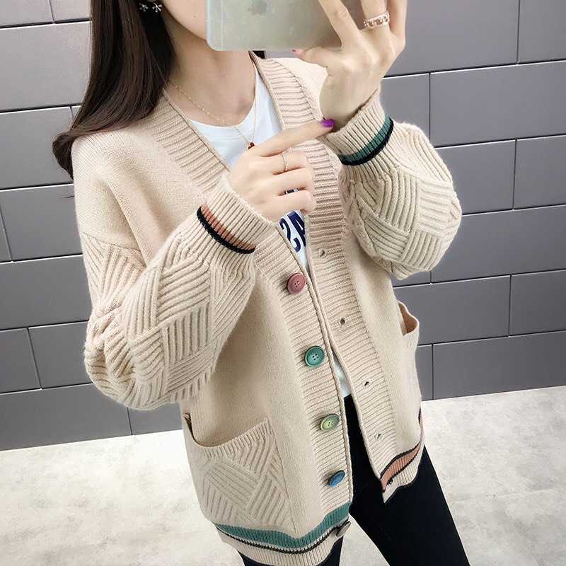 Áo khoác len cardigan nữ- áo khoác nhẹ nữ mùa đông