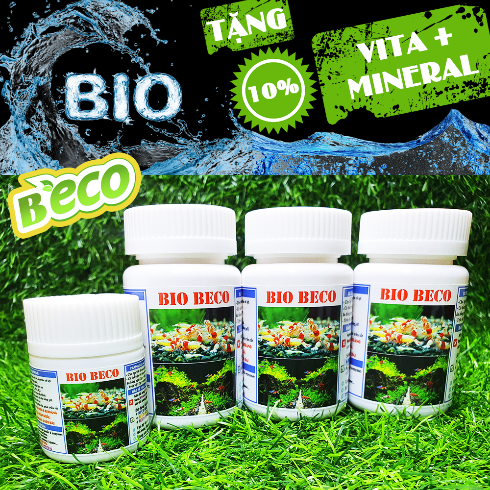BIO BECO - Vi Sinh Khử Độc Nước, Làm Trong Nước - 50G
