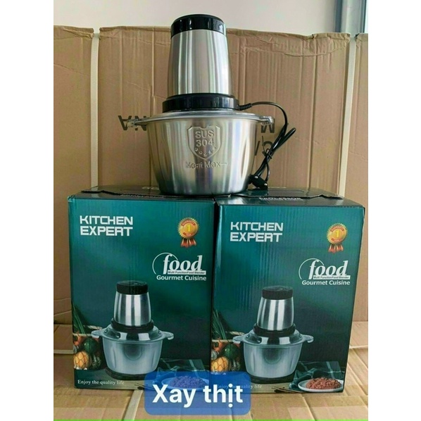 Máy xay thịt đa năng inox cối 2L