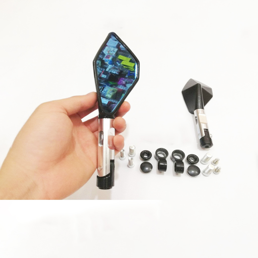 Cặp gương 5 cạnh RIZOMA trang trí xe máy thời trang G66