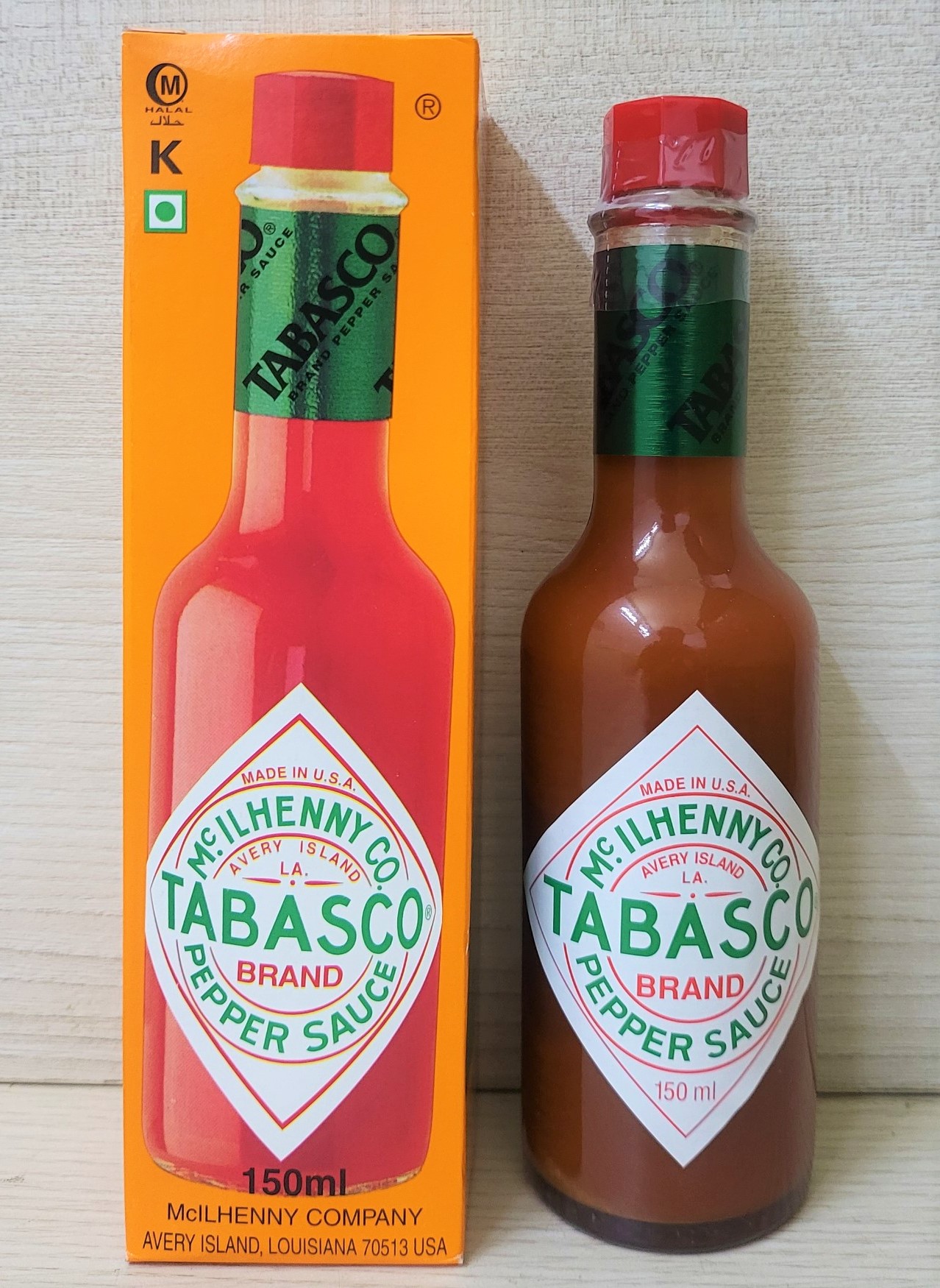 TABASCO chai TO 150ml SỐT ỚT ĐỎ USA Red Pepper Sauce HALAL