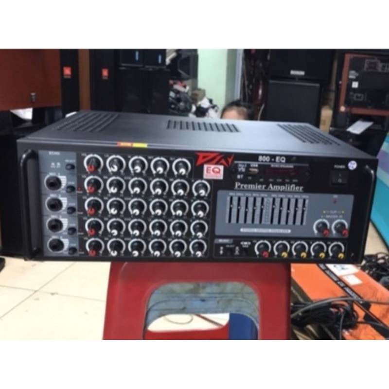 Amply Jarguar Pro 800 16 Sò Công Suất Lớn Có Bluetooth, Đọc Thẻ, Eq Chỉnh Nhạc, 4 Lỗ Mic