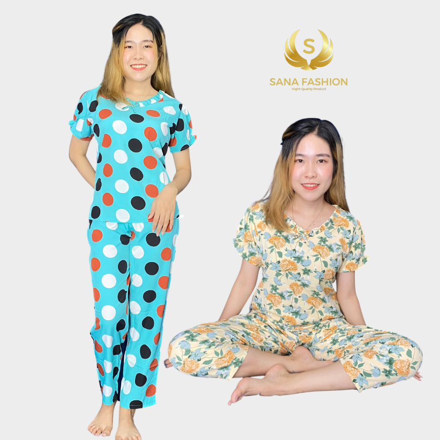 Đồ bộ mặc nhà quần áo ngủ nữ chất lụa cao cấp