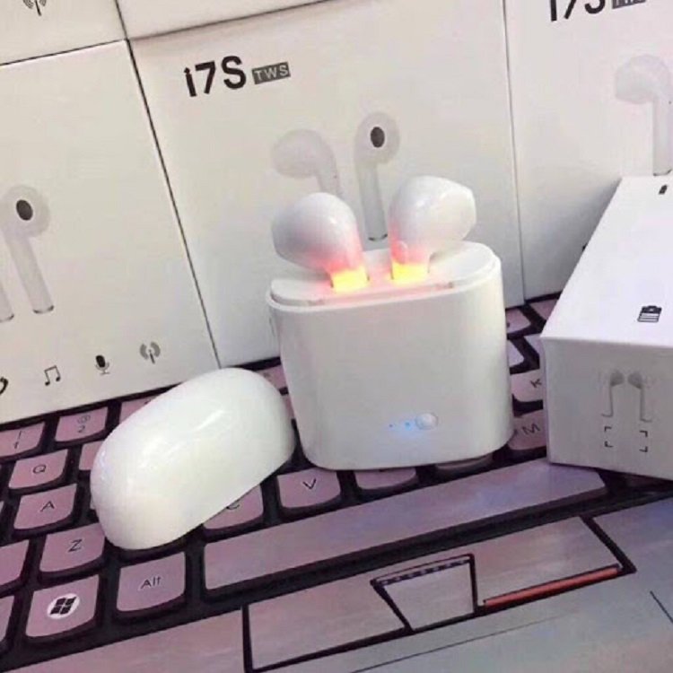 Tai Nghe Không Dây I7S Tws Kết Nối Bluetooth 4.2 Iphone 6 7 8 Plus X Âm Thanh Stereo