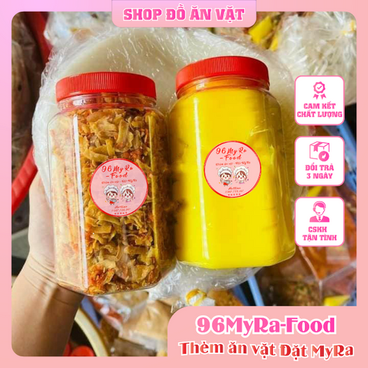 Combo siêu bơ 750g + muối tôm hành phi siêu ngon ăn là ghiền