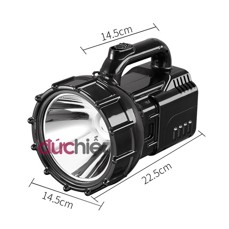 Đèn pin SIÊU SÁNG 50w kiêm sạc dự phòng TGX-991, đèn pin siêu sáng chống nước, đèn pin