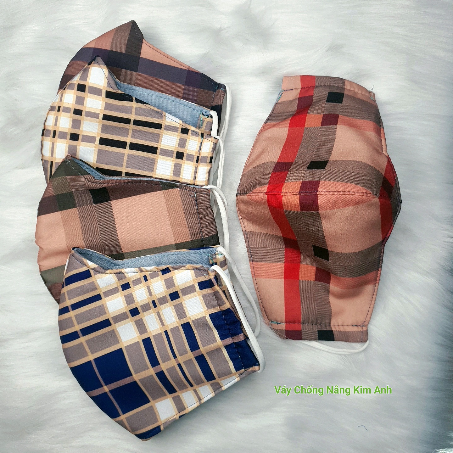 Combo 5 Khẩu trang sọc nam nữ.