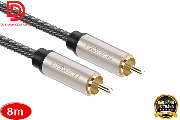 Cáp âm thanh số coaxial 8m ugreen av133 ug-20741 cao cấp