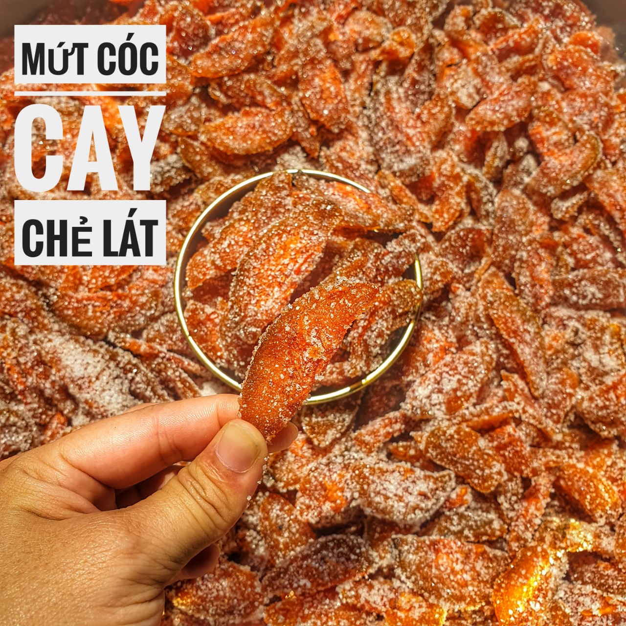 Mứt cóc cay siêu ngon 100g/250g/500g - đồ ăn vặt-tết- mứt tết