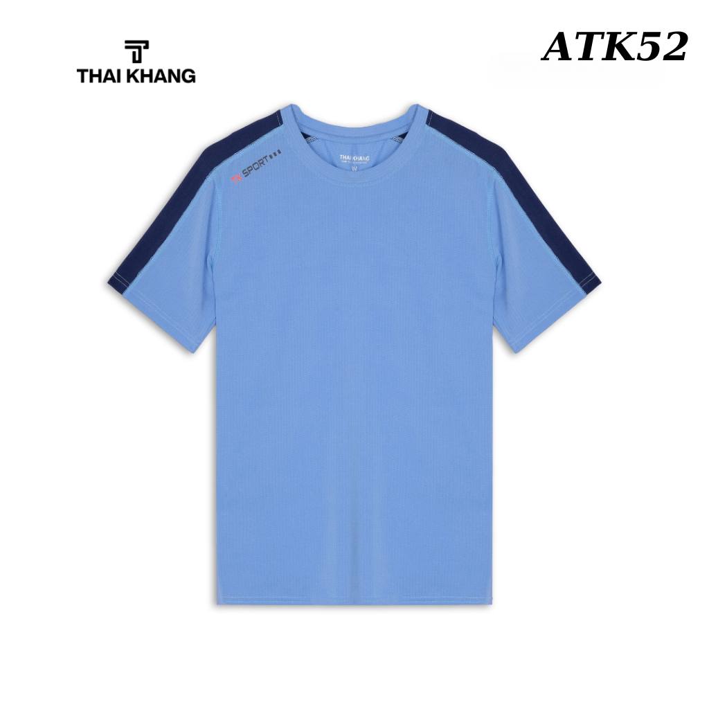 Áo thun nam cổ tròn THÁI KHANG vải thun lạnh co dãn 4 chiều mềm mặc siêu mát ATK5
