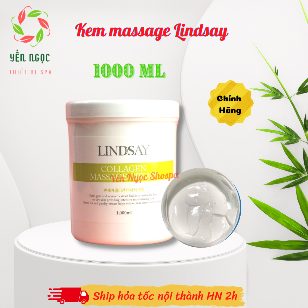 Kem massage Lindsay Hàn Quốc chính hãng 1000g | Kem massage Lindsay cho spa