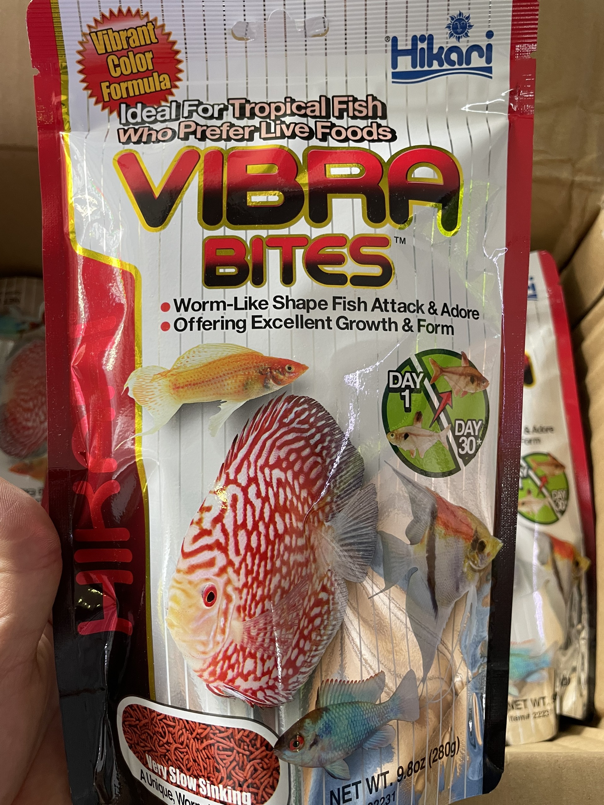 HIKARI VIBRA BITES - Thức ăn siêu dinh dưỡng và kích màu cho cá Gói 280gram