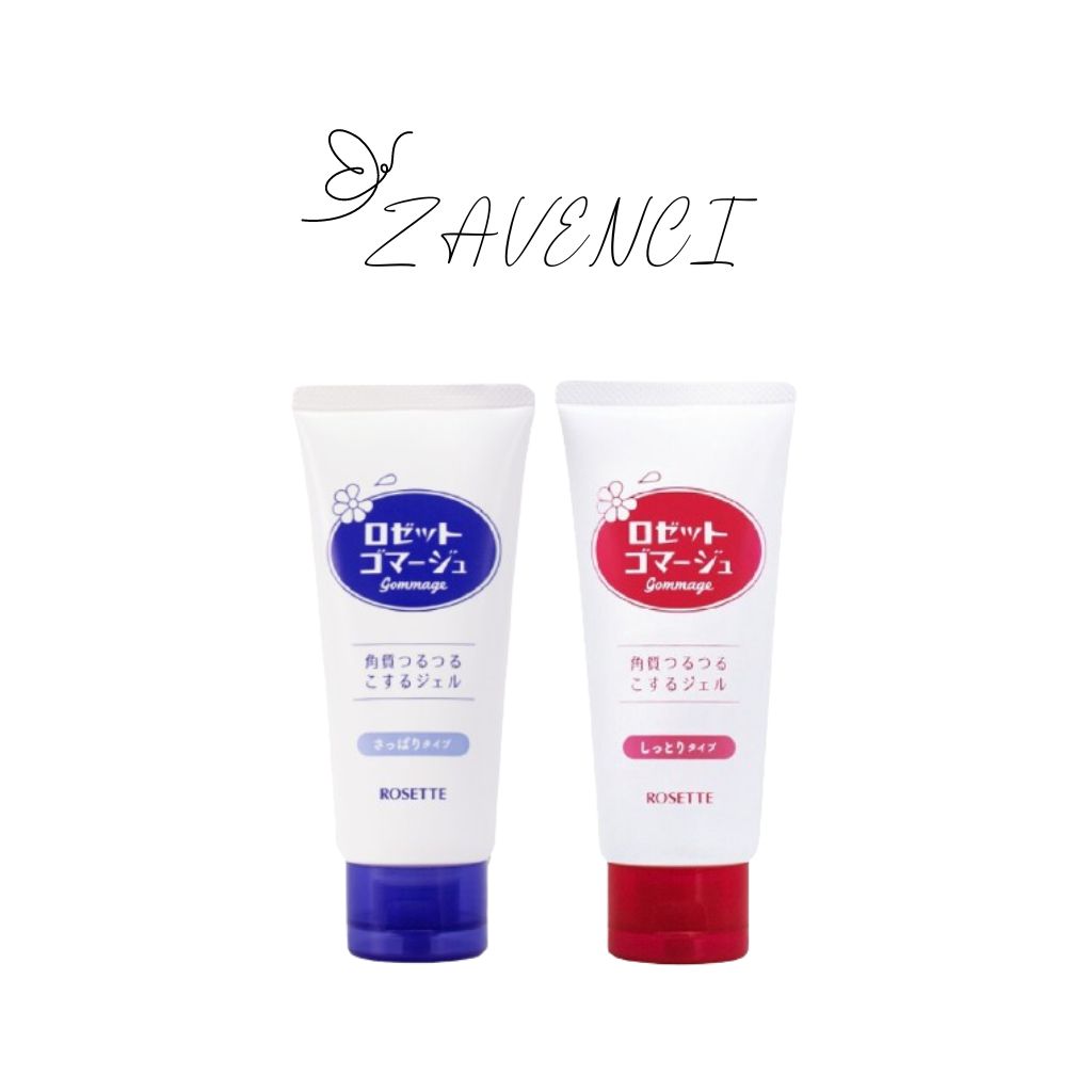 Tẩy tê bào chết Rosette Cleansing Gel làm sạch da giảm mụn thâm sạm tàn nhang 120g-180g Zavenci